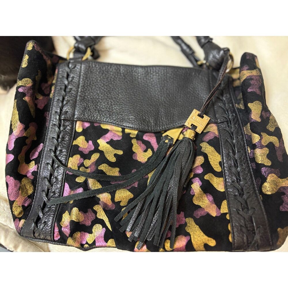 Amy Kestenberg All for Love Novelty Leather Shoulder Bag ~ Rare Find! - Picture 3 of 13